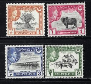 Pakistan-Bahawalpur 22-25 NH 1949 set