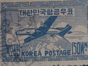 ​ ​KOREA-1947 SC#C2 AIRMAIL -USED VERY OLD STAMP VF WE SHIP TO WORLD WIDE