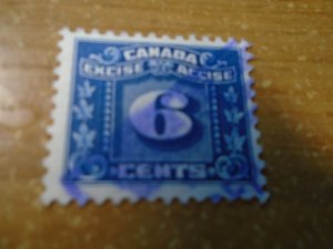 Canada Revenue Stamp  van Dam  #  FX67  used