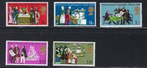 Great Britain 612-616, Mint - Mayflower