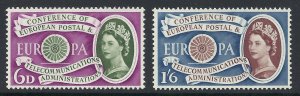 sg 621 - 622 1960 Europa Commemorative set of 2 UNMOUNTED MINT/MNH 