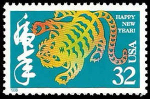 PCBstamps US #3179 32c Lunar Year-Tiger, MNH, (3)