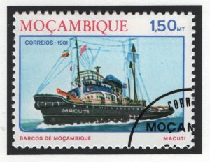 Mozambique  #783   cancelled  1981   tugboat 1.50m