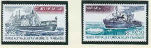 FRENCH SOUTHERN AND ANTARCTIC TERRITORY mnh  Scott Cat # C62-C63