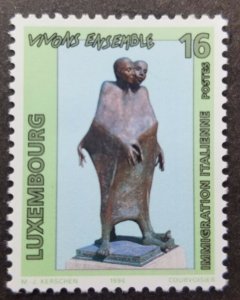 *FREE SHIP Luxembourg  Sculptures 1996 Bronze Statue Art Craft (stamp) MNH