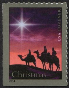 SC#4945 (49¢) Christmas Magi Booklet Single (2014) SA