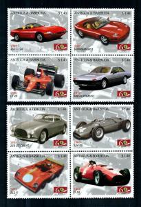 [100248] Antigua & Barbuda 2007 Classic Cars Ferrari  MNH