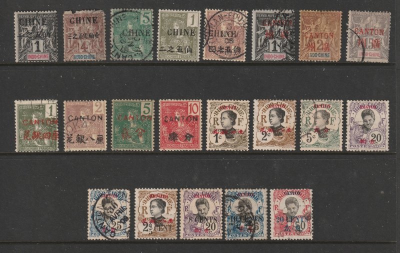 Canton & China small lot of French PO's