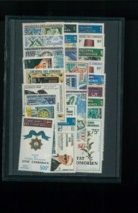 Comoro Islands SC#'s C69-95 MNH. Better Item.