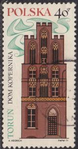 Poland 1818 Nicolaus Copernicus House, Torun 1971