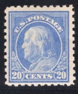 MOMEN: US STAMPS #438 20c P10 MINT OG H LOT #78492-14