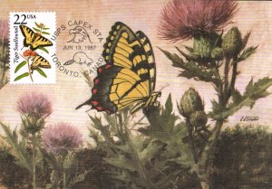 #2300 Tiger Swallowtail Butterfly Maxi FDC