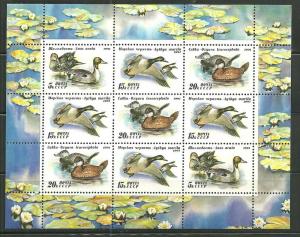 Russia 6011A MNH Sheet Ducks