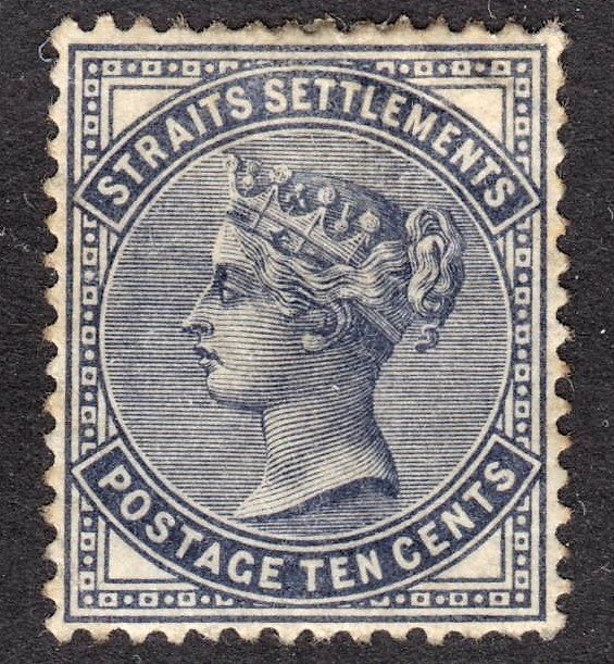 Malaya Straits Settlements Scott 51 wtmk CA  F to VF mint OG HH.