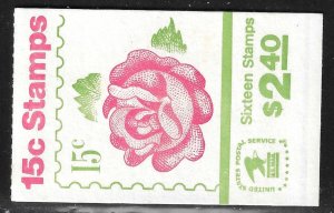 Scott # 1736a  Lot E940  $2.40 Complete Booklet   Mint