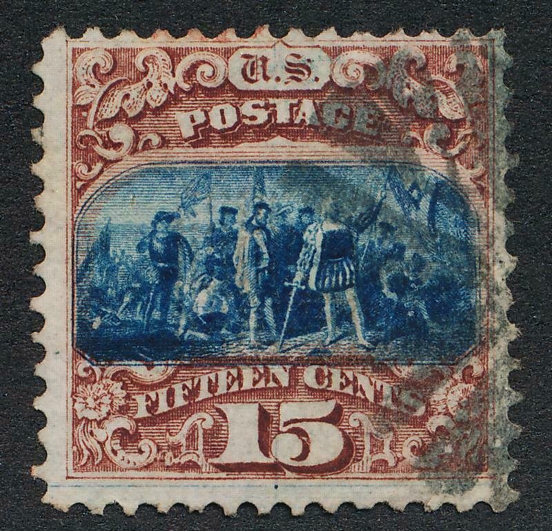 UNITED STATES (US)  118 USED F-VF 1869 UNFRAMED