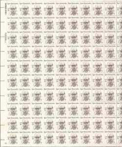 US Stamp - 1982 2c Igor Stravinsky - 100 Stamp Sheet - Scott #1845