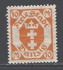 Danzig Sc # 92 mint never hinged (BBC)