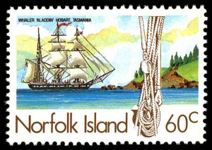 NORFOLK ISLAND Sc 361 XF/MNH - 1985 60c The Ship Aladdin