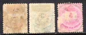 Hungary  #13-15    Used  VF  CV $4.50   ....   2761331