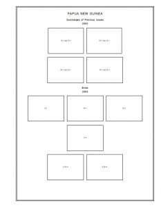 PAPUA NEW GUINEA STAMP ALBUM PAGES 1901-2011 (244 PDF digital pages)
