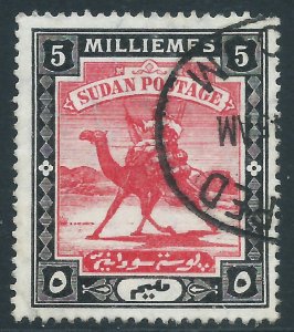 Sudan, Sc #22, 5m Used