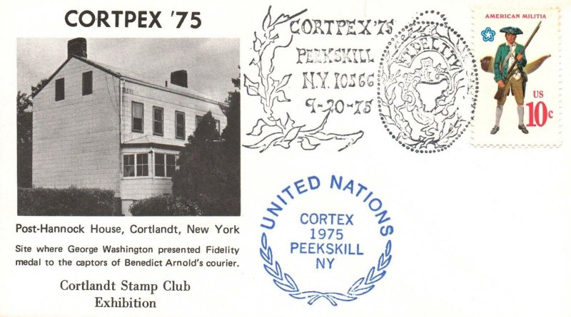1975 Cortlandt Stamp Club Exhibition - Peekskill, NY - F27429