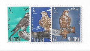 Abu Dhabi Sc #12- 14 set of 3 VF NH