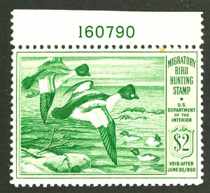 U.S. #RW16 MINT PL# SINGLE OG NH