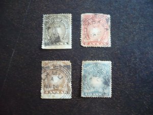 Stamps - British East Africa - Scott# 14,16,19,20b - Used Part Set of 4 Stamps