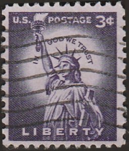 # 1035 USED WET PRINT STATUE OF LIBERTY    