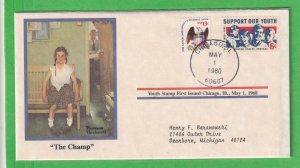 1980 THE CHAMP NORMAN ROCKWELL COVER