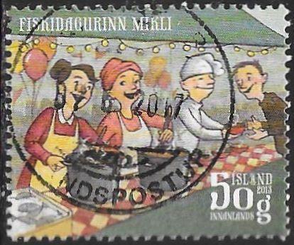 Iceland 1306 Used - ‭Vestmannaeyjar National Holiday - ‭Great Fish Day