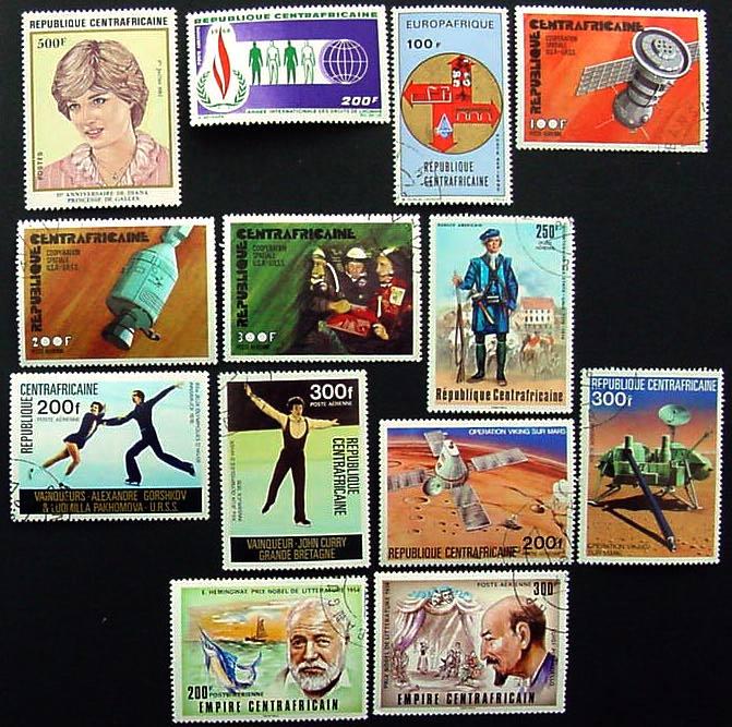 Packet, Central African Republic, 13 Different