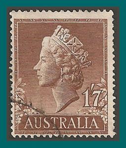 Australia 1957 Queen Elizabeth II, used  301,SG282d