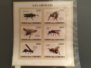 Comoro Islands 2009 Flying Insects  mint never hinged stamp sheet R24060