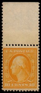 U.S. #338 MNH Top Margin Single