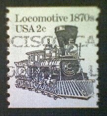 United States, Scott #1897A, used(o), 1982, Locomotive, 2¢