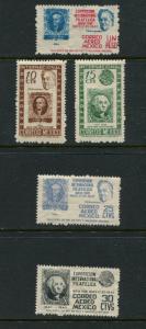 Mexico #826-7,C167-9 Mint