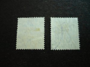 Stamps - British Offices Overseas - Scott# 20,23 - Used Part Set of 2 Stamps