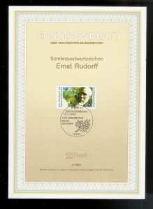 GERMANY (52) Ersttagsblatt FDC Presentation Cards