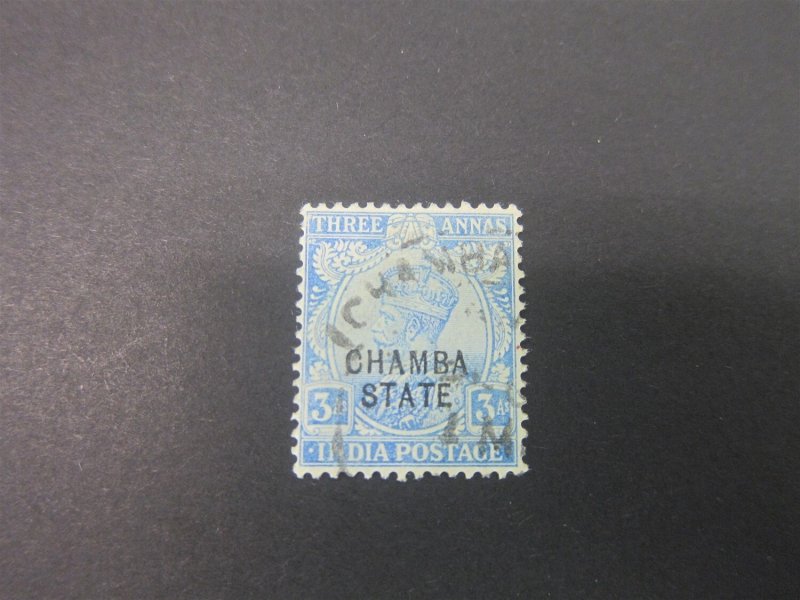 India Chamba 1924 Sc 38 FU