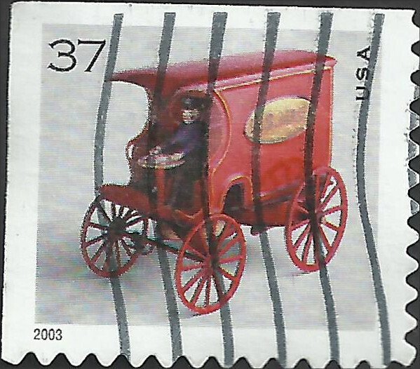 # 3642a USED TOY MAIL WAGON