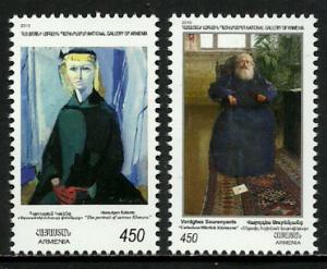 Armenia #866-7 Mint Never Hinged Set - Paintings