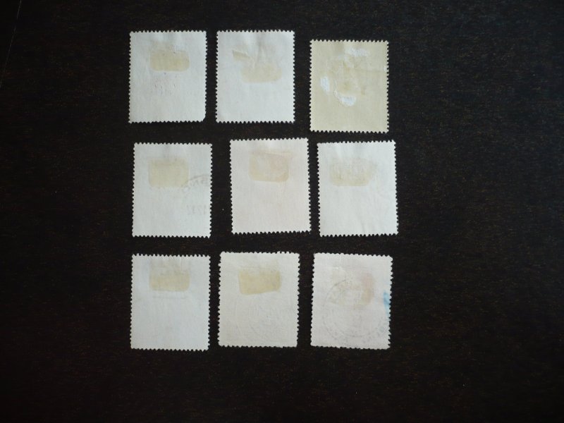 Stamps - Poland-Scott#N77,N79,N80,N82-N84,N86,N89,N90-Used Part Set of 9 Stamps