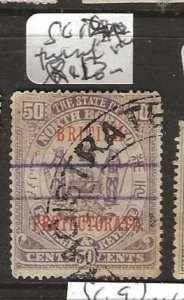 NORTH BORNEO   SG140    50C  ARMS   BP  FISCAL CANCEL  VFU      P0110A H