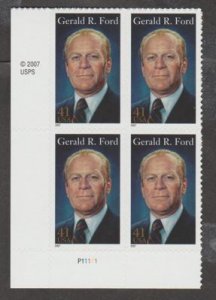 U.S. Scott #4199 Gerald R. Ford Stamp - Mint NH Plate Block