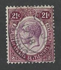 Straits Settlements   used s.c.#  160