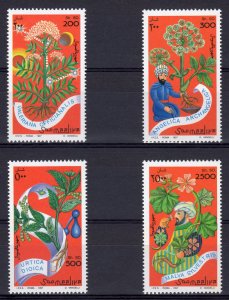 Somalia 1997 YT#543/546 MEDICAL PLANTS Set (4) MNH