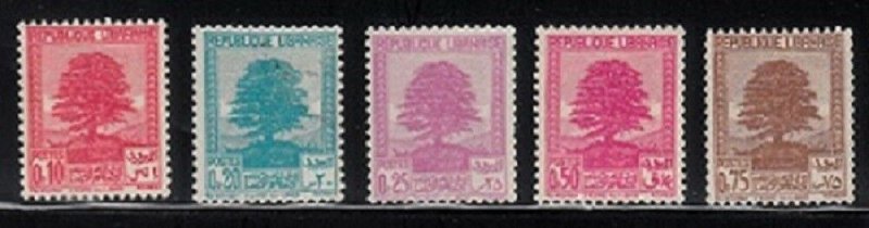 LEBANON- LIBAN SC# 137-138A CEDARS MH